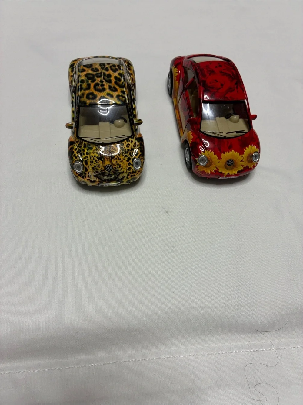 Bundle of 6 Toy Diecast Volkswagen Beetles Scale 1:32